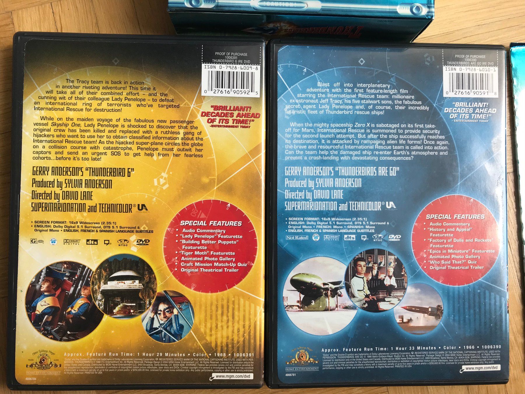 Tutti i DVDs: Thunderbirds - International Rescue Edition Gift Set - DVD – Usato da Zürich venduto da Malcom 2