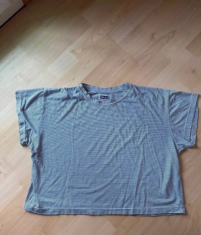 T-shirt: Cropped T-Shirt gestreift – Usato da Zürich venduto da fienne