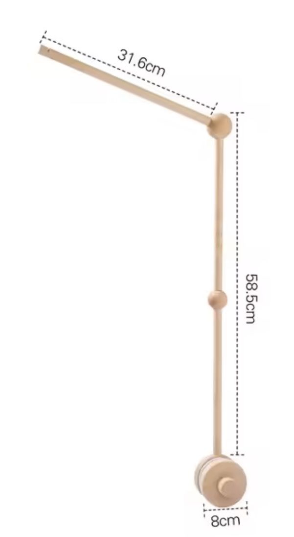Giocattoli: Strick Holz Mobile mit Halterung Kinderbett – Nuovo (secondo la descrizione) da Muttenz venduto da bloggie 1