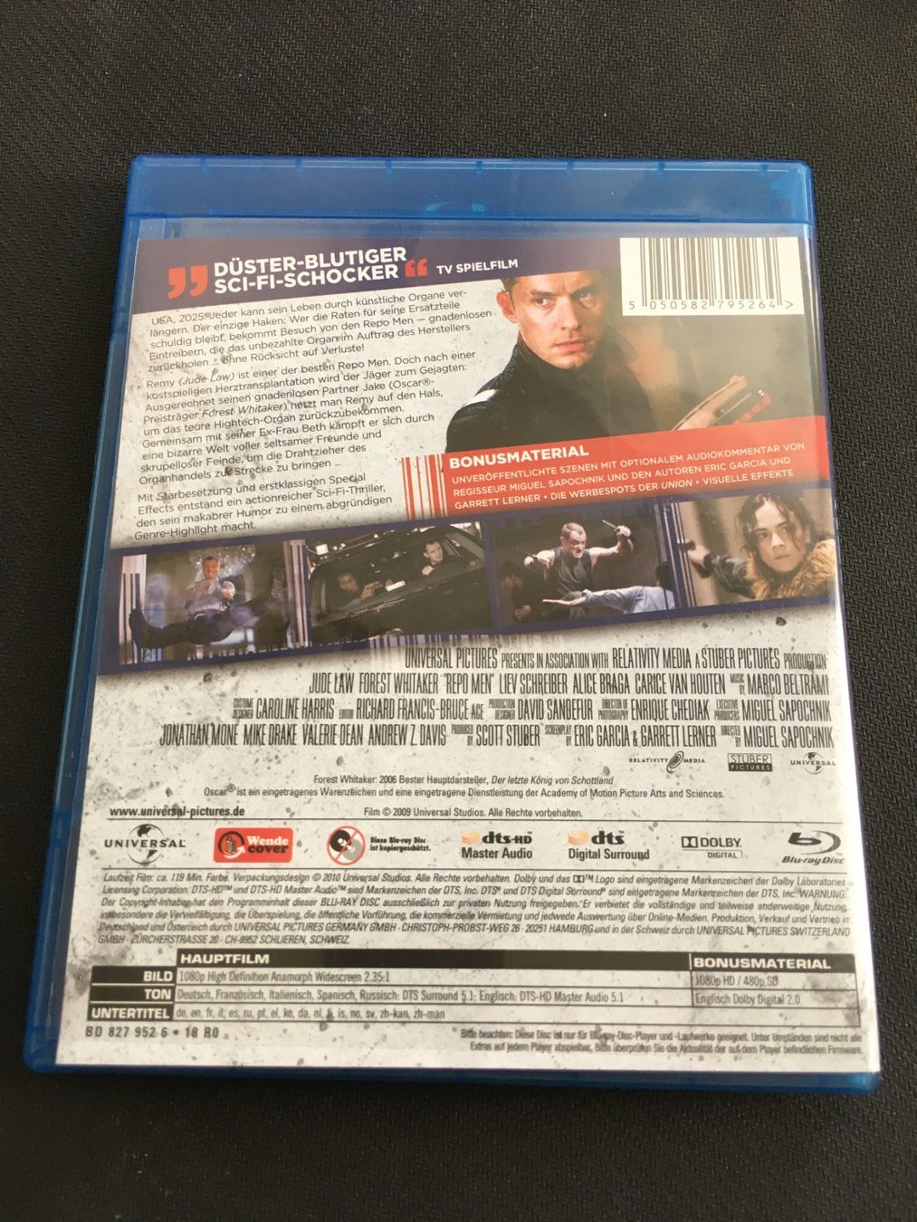 Alle DVDs: Repomen [Blu-ray] – Gebraucht aus St.Gallen von MedienJoe 1