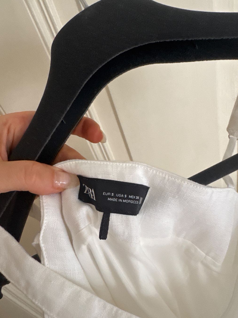 Zara Kleider: Zara Midi Leinenkleid in Weiss – Neu (gemäss Beschreibung) aus Meilen von Emma_321 7
