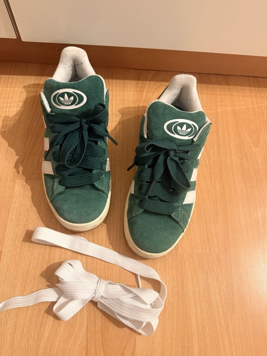 Herrenschuhe: Adidas Campus Sneaker, Grün, Grösse 40 – Neu (gemäss Beschreibung) aus Chur von Pedro.Giesteira 7