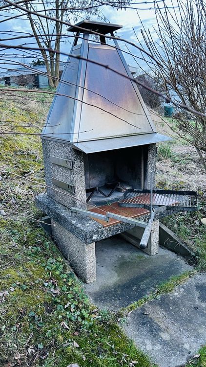 Steinofen Grill outdoor Grillrost Schwenkarm Kaufen auf Ricardo