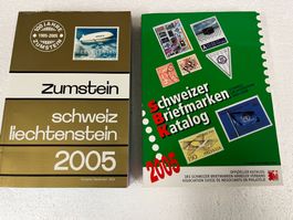 Briefmarken-Kataloge Zumstein und Verband von 2005