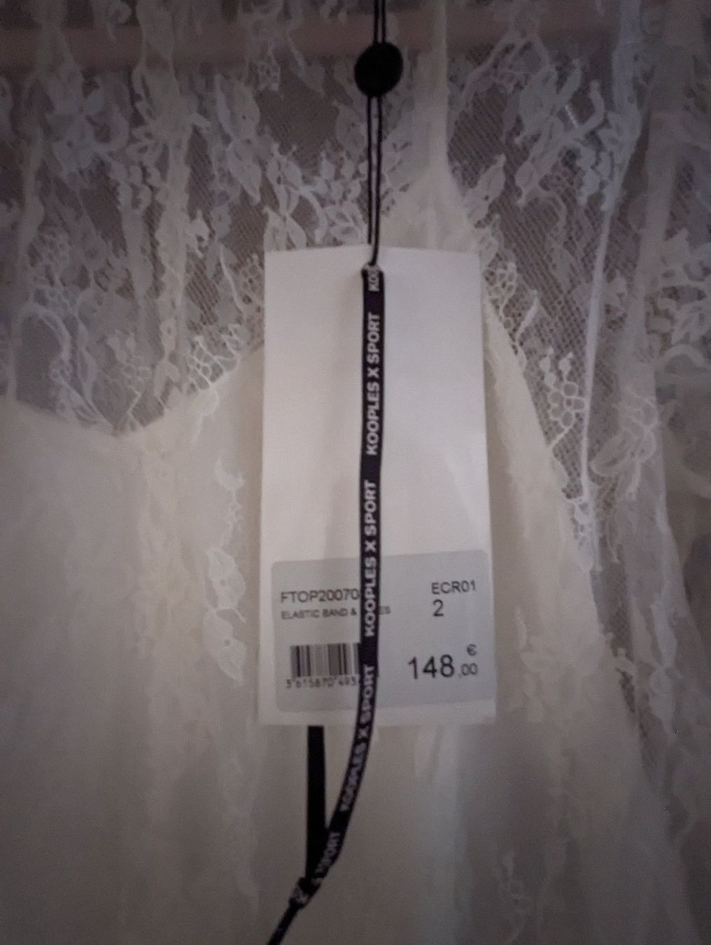 Kooples T-Shirts: Kooples Shirt Bluse Crop Top, Gr. 2 – Neu (gemäss Beschreibung) aus Chur von Ronja777 3