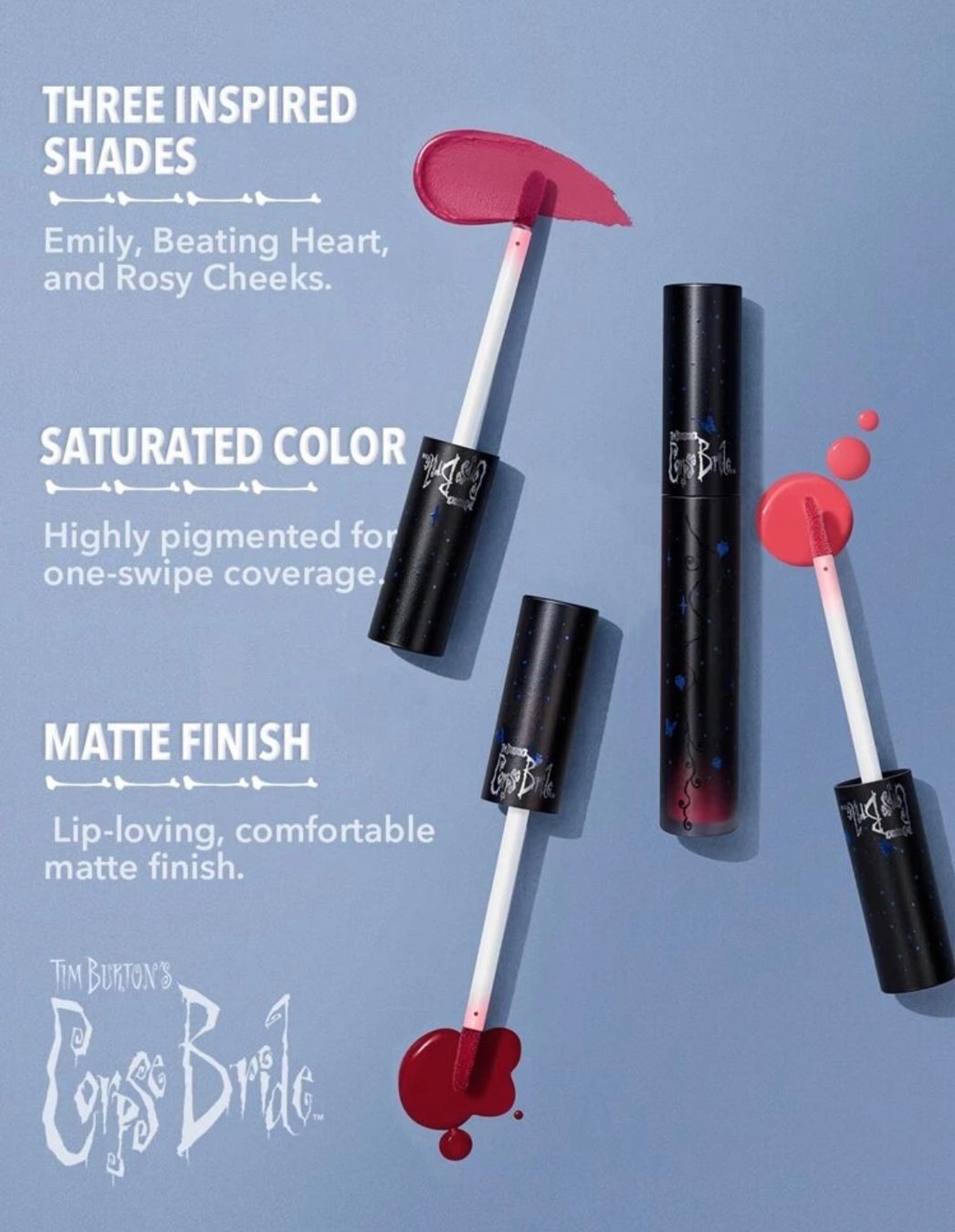 Make-up: NEU/RAR: Sheglam x Corpse Bride Matte Liquid Lipstick Emily – Nuovo e nell'imballaggio originale da Bellach venduto da Dreamer2501 8