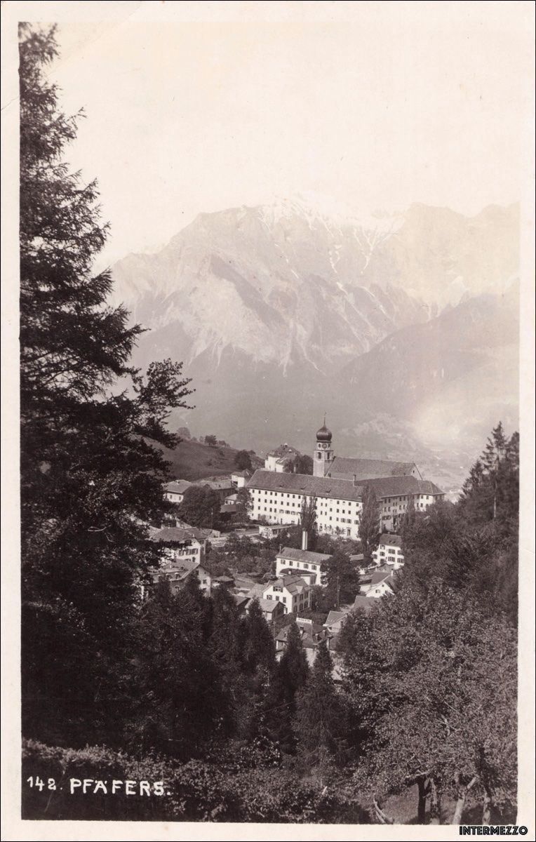 Cartoline postali: Bad Pfäfers SG // Gesamtansicht ca. 1930 – Usato da Basel venduto da intermezzo12
