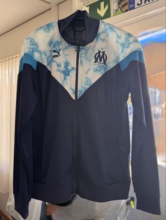 Trainingsjacke Puma Olympique Marseille blau Grösse M