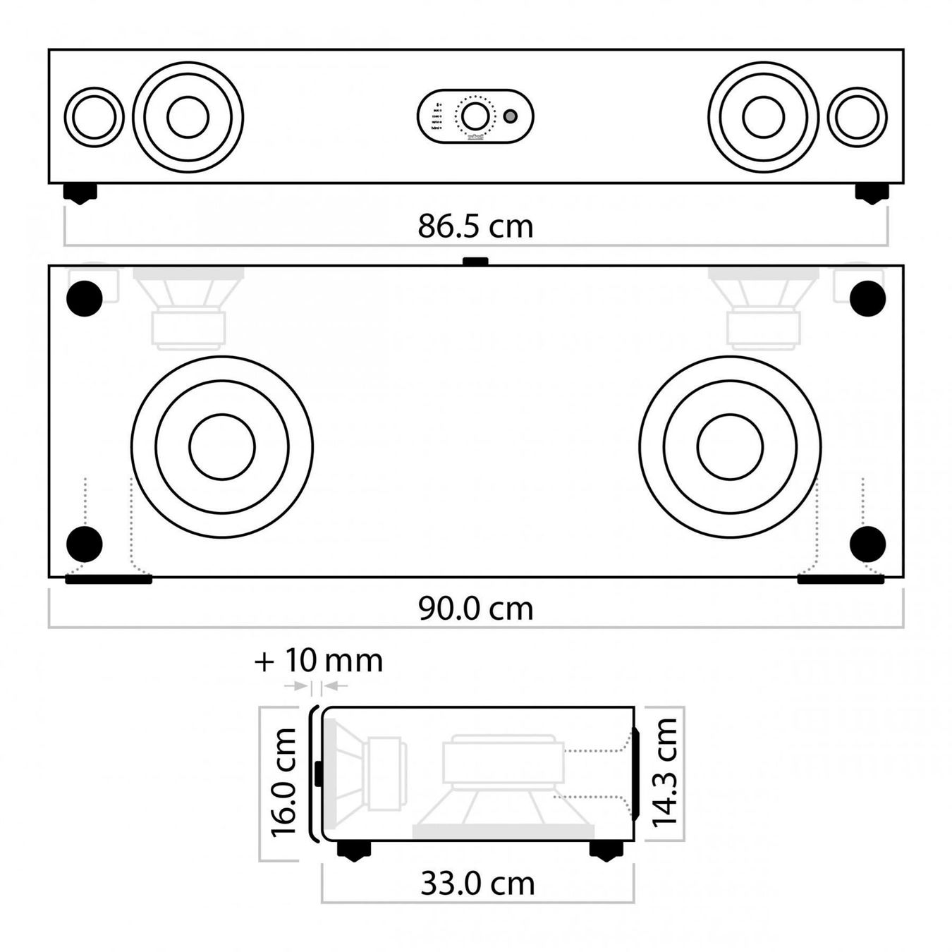 Home Cinema: Nubert nuPro AS-3500 soundbar weiß – Nuovo e nell'imballaggio originale da Bottighofen venduto da zaap 7