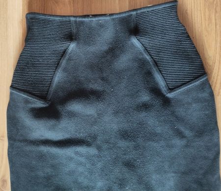 Schwarzer Minirock von Alaïa (Vintage), Gr. XS