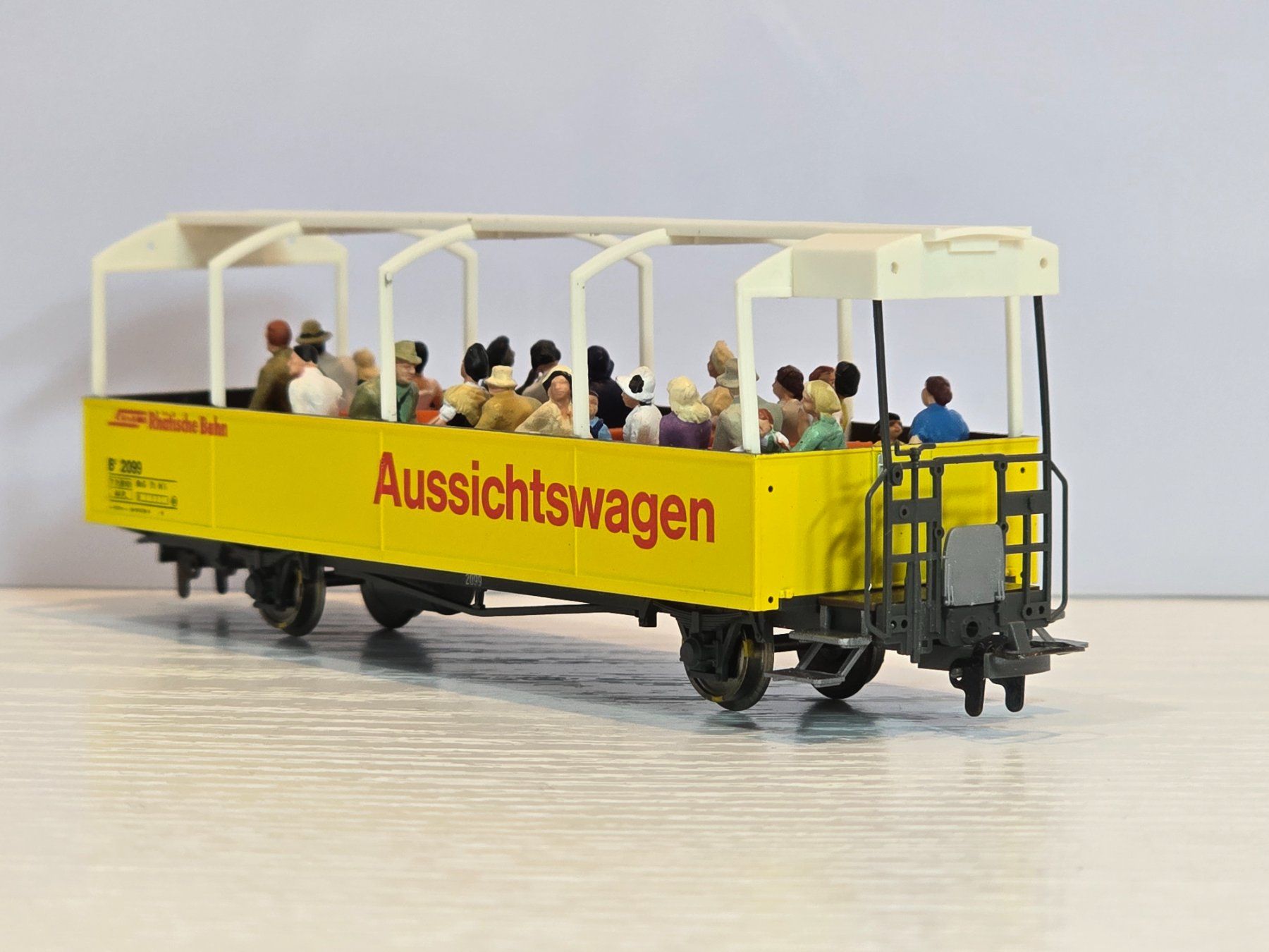 Bemo Modellini di ferrovie: Bemo, 3280109, RhB, Aussichtswagen, gelb, Vitrine – Nuovo (secondo la descrizione) da Kloten venduto da Nicola2 7