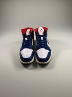 Jordan 1 Mid French Blue Gym Red (W)