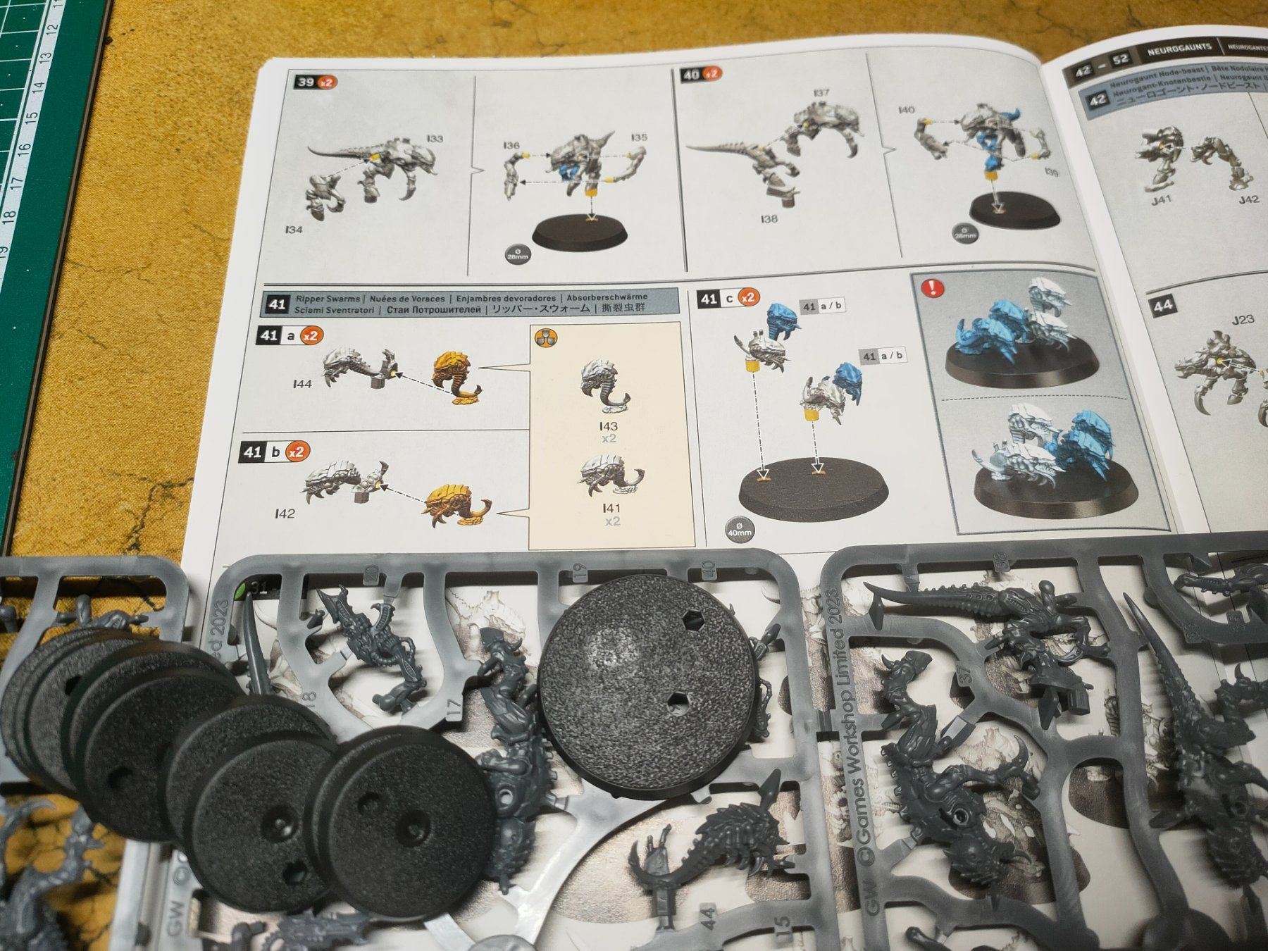Kit di modellismo & Modellini statici: Termagants mit Ripperswarm, Tyraniden, Warhammer 40k – Nuovo (secondo la descrizione) da Baden venduto da Araneus 1