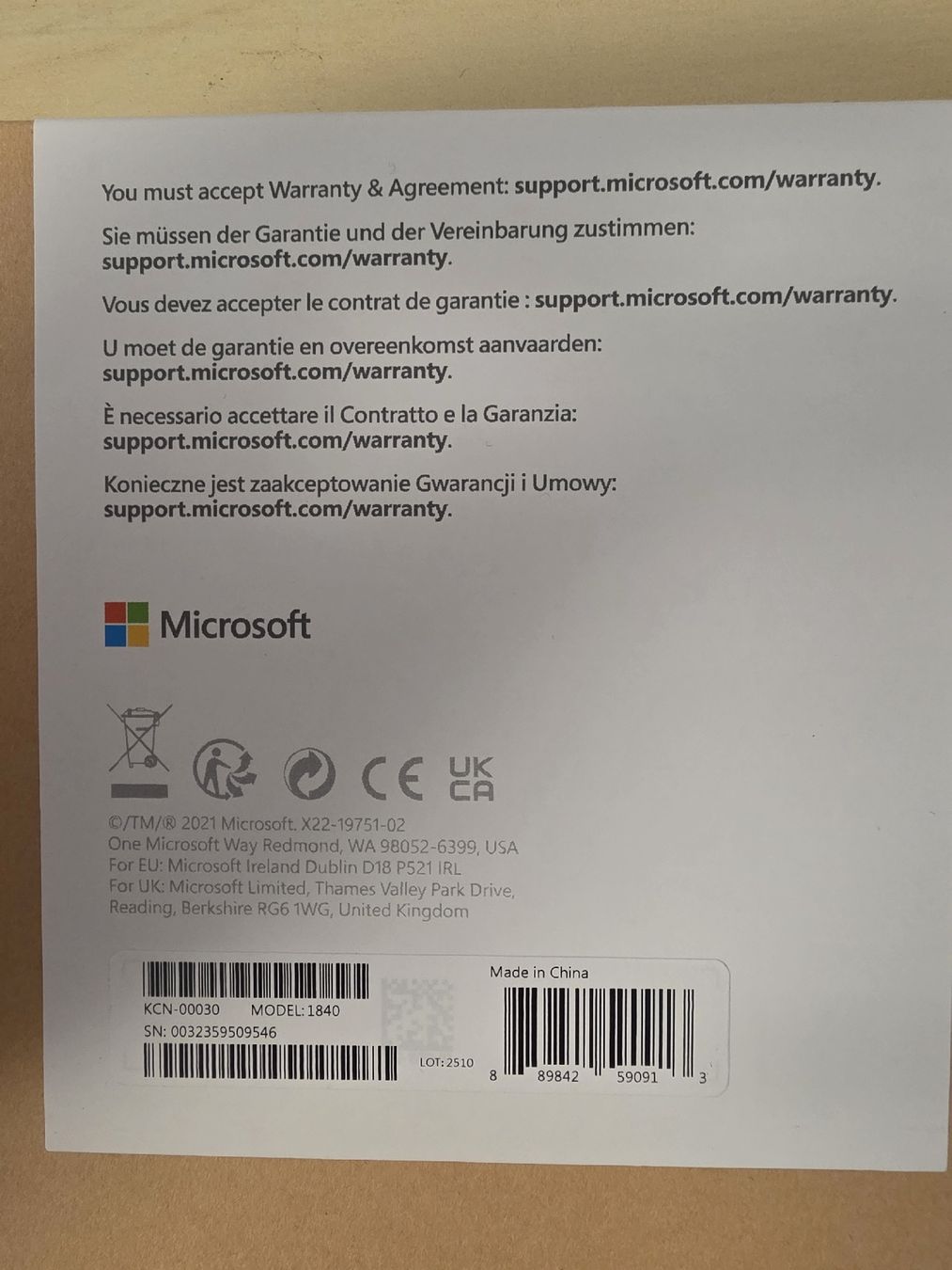 Microsoft Tastaturen: Clavier Microsoft Surface GO – Neu und originalverpackt aus Courroux von Davy642 1