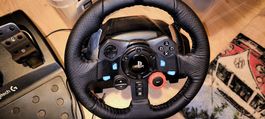 Lenkrad Logitech G29 mit Pedalen für PlayStation schwarz