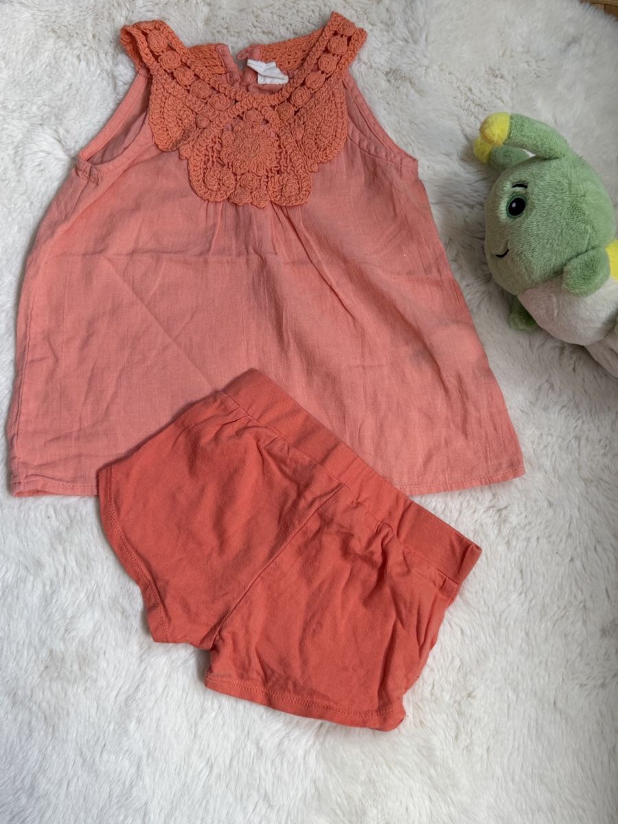 Lotti & Set di vestiti: Ensemble d'été corail pour enfant - Taille 92 – Usato da La Chaux-de-Fonds venduto da Sabinchenn 2