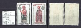 Andorra franz 1974 Satz Weihnacht postfr**
