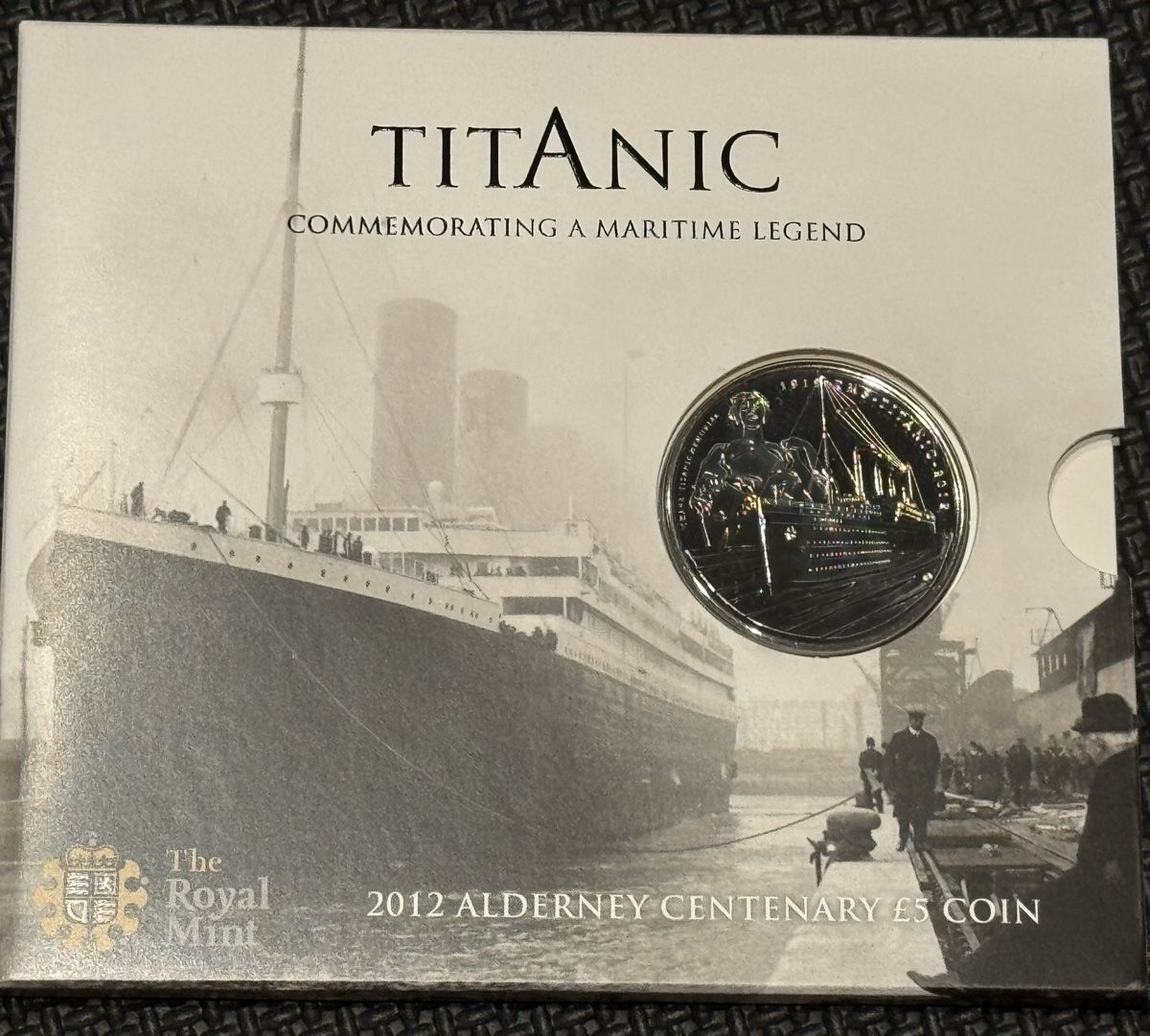 Toutes les monnaies: 2012 Coin Alderney Centenary Edition Titanic  – Neuf avec emballage d'origine à Bellikon par tomsawyer_75