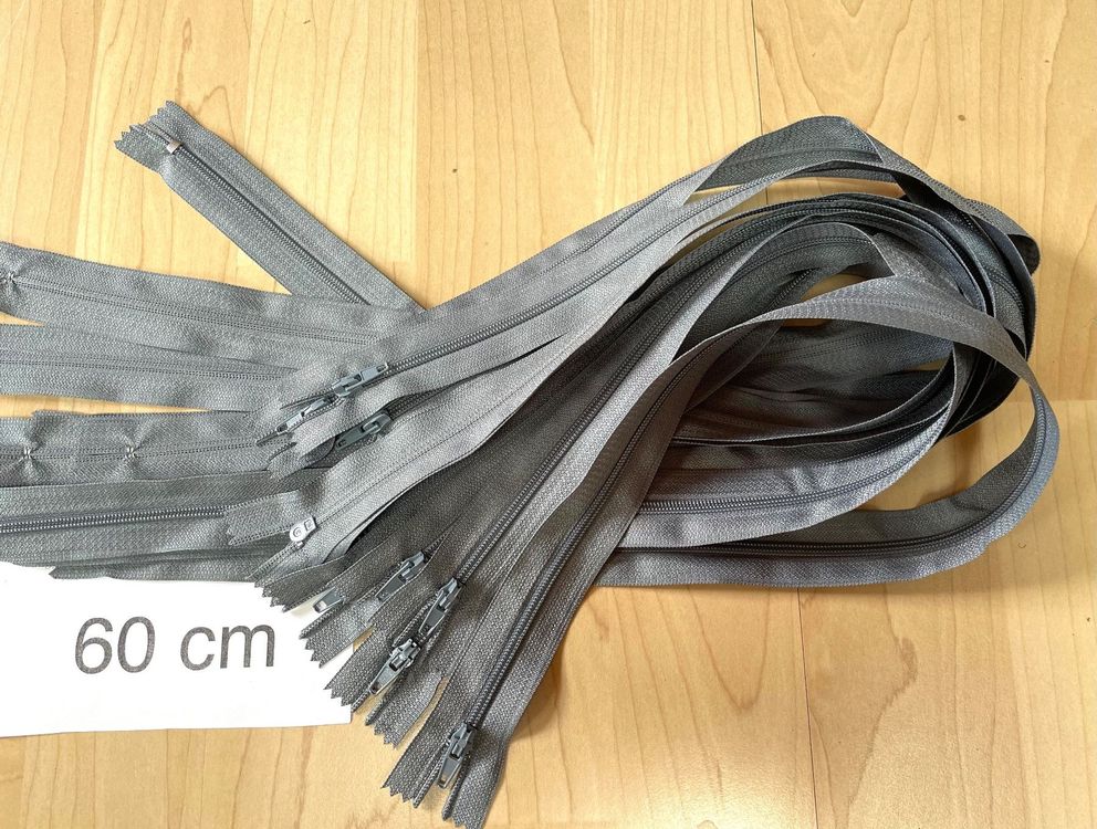 Trimz Unsichtbare Reißverschlüsse – 10 Stück, Weiß, 60 Cm Länge