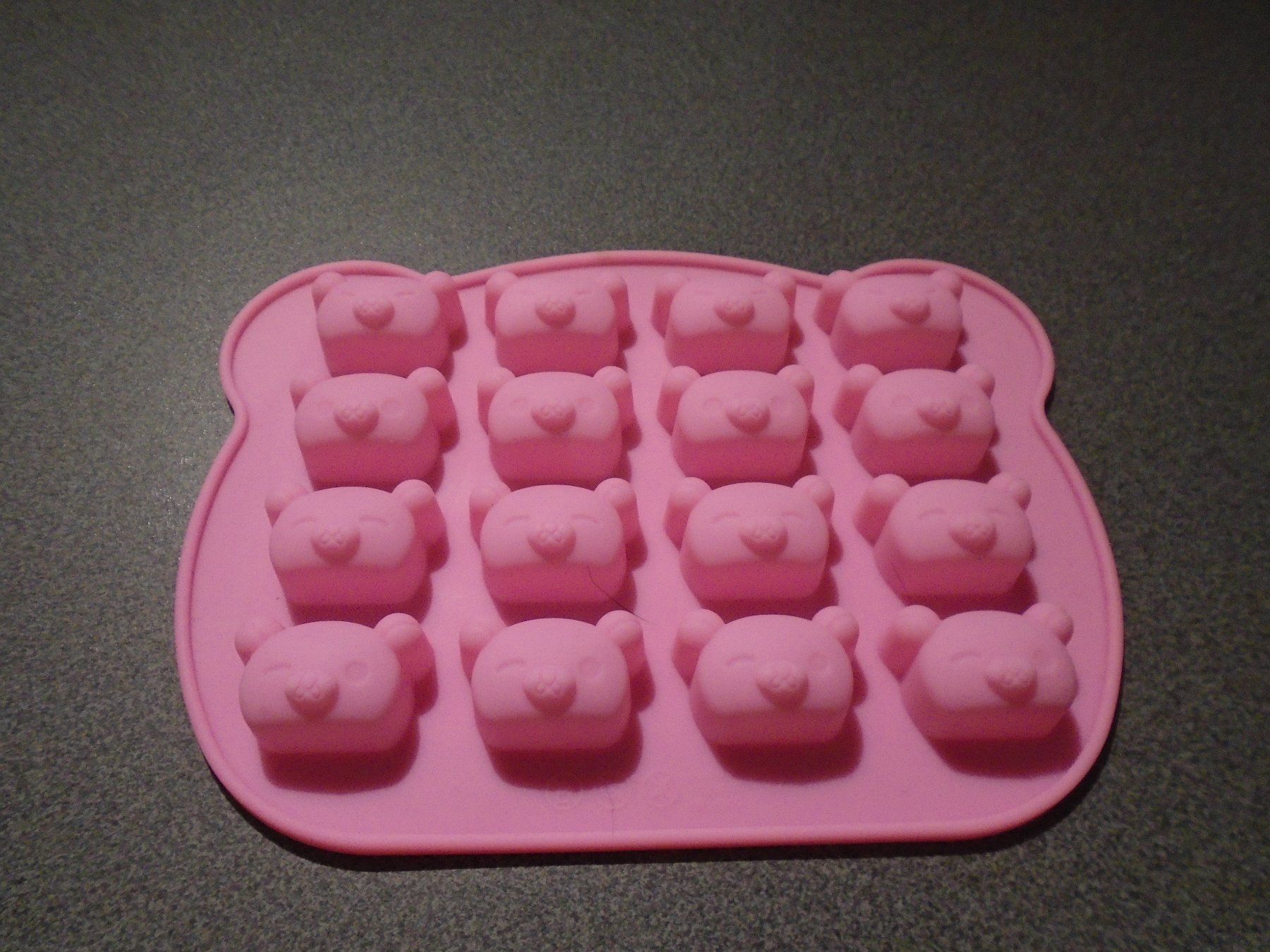 Backformen: Silikonform Bärchen-Kopf, rosa – Neu und originalverpackt aus Zürich von abraxas1291