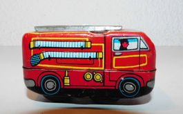 Blechauto Feuerwehr antik  zum aufziehen