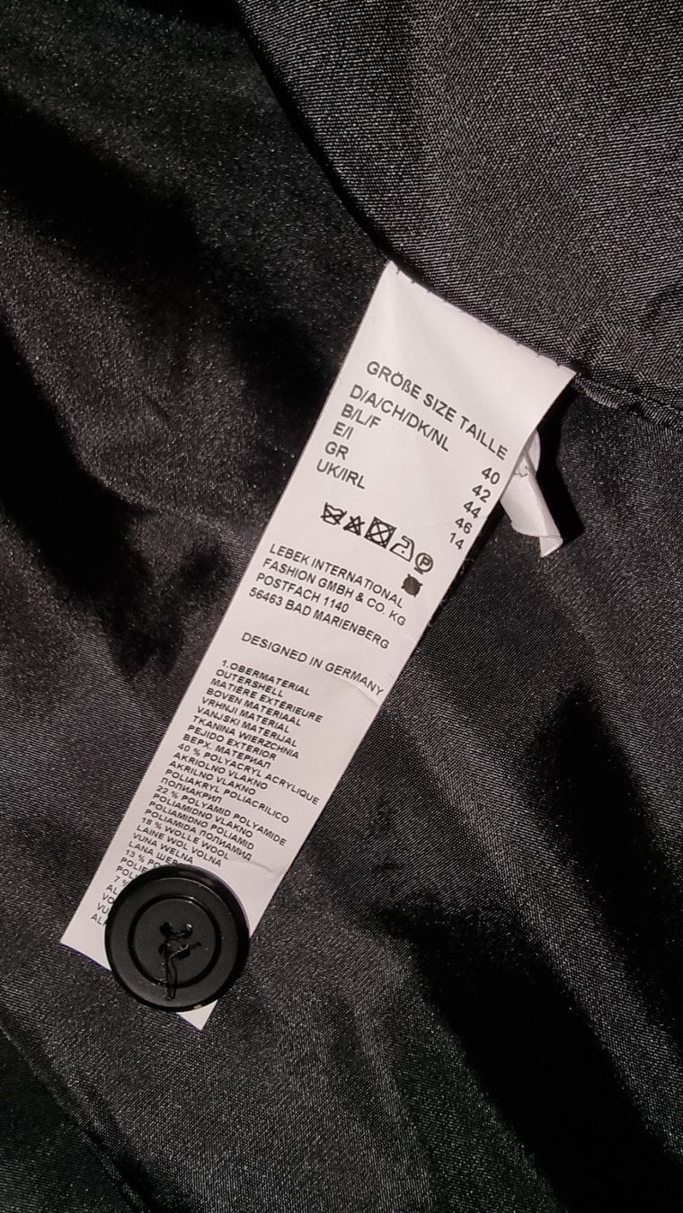 Jacken: Barbara Lebek Blazer Gr. 40/L elegant – Gebraucht aus Wald ZH von CapLux 9