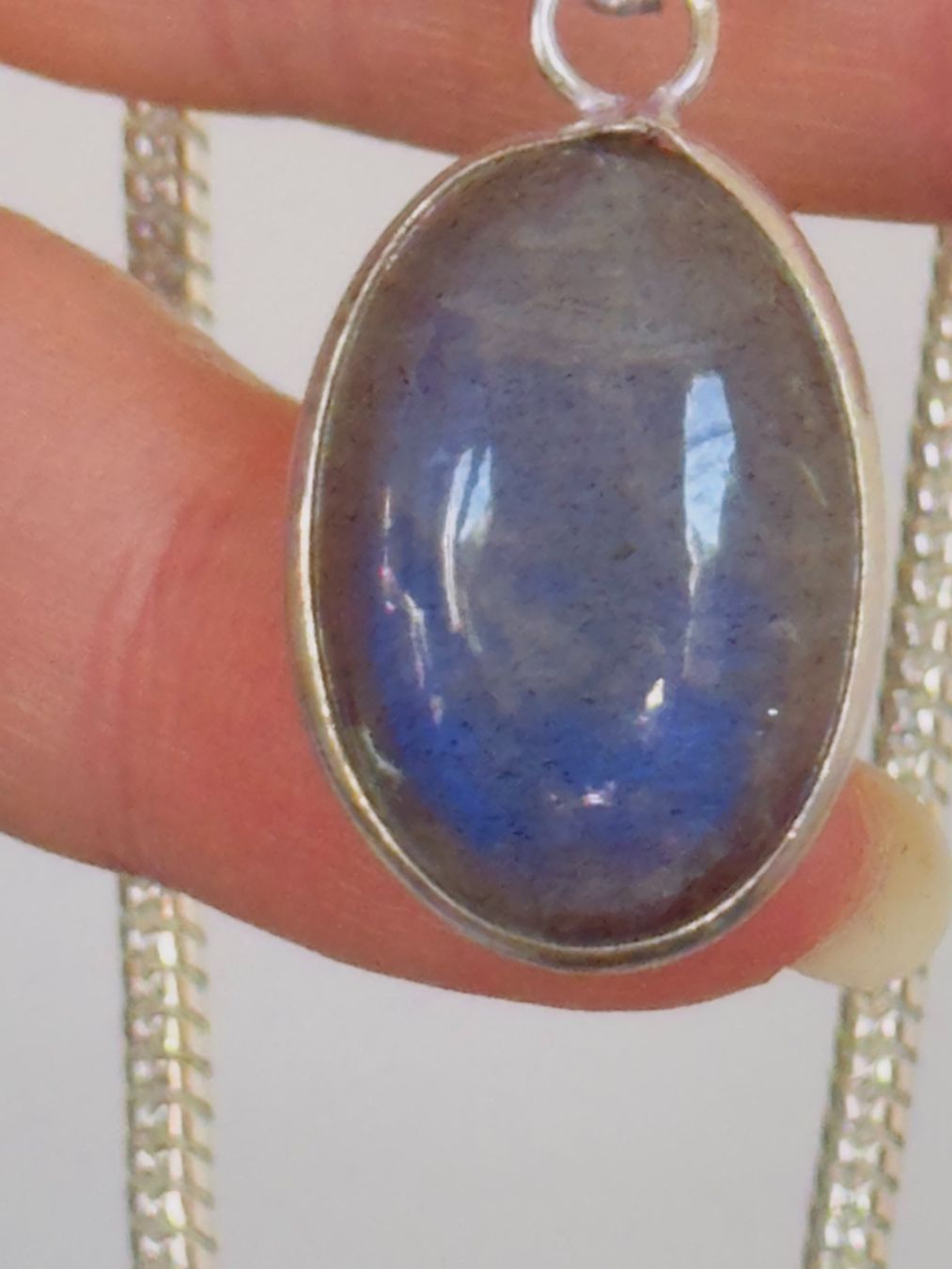 Catenine: Labradorite necklace – Nuovo e nell'imballaggio originale da Genève venduto da AGBERG 6