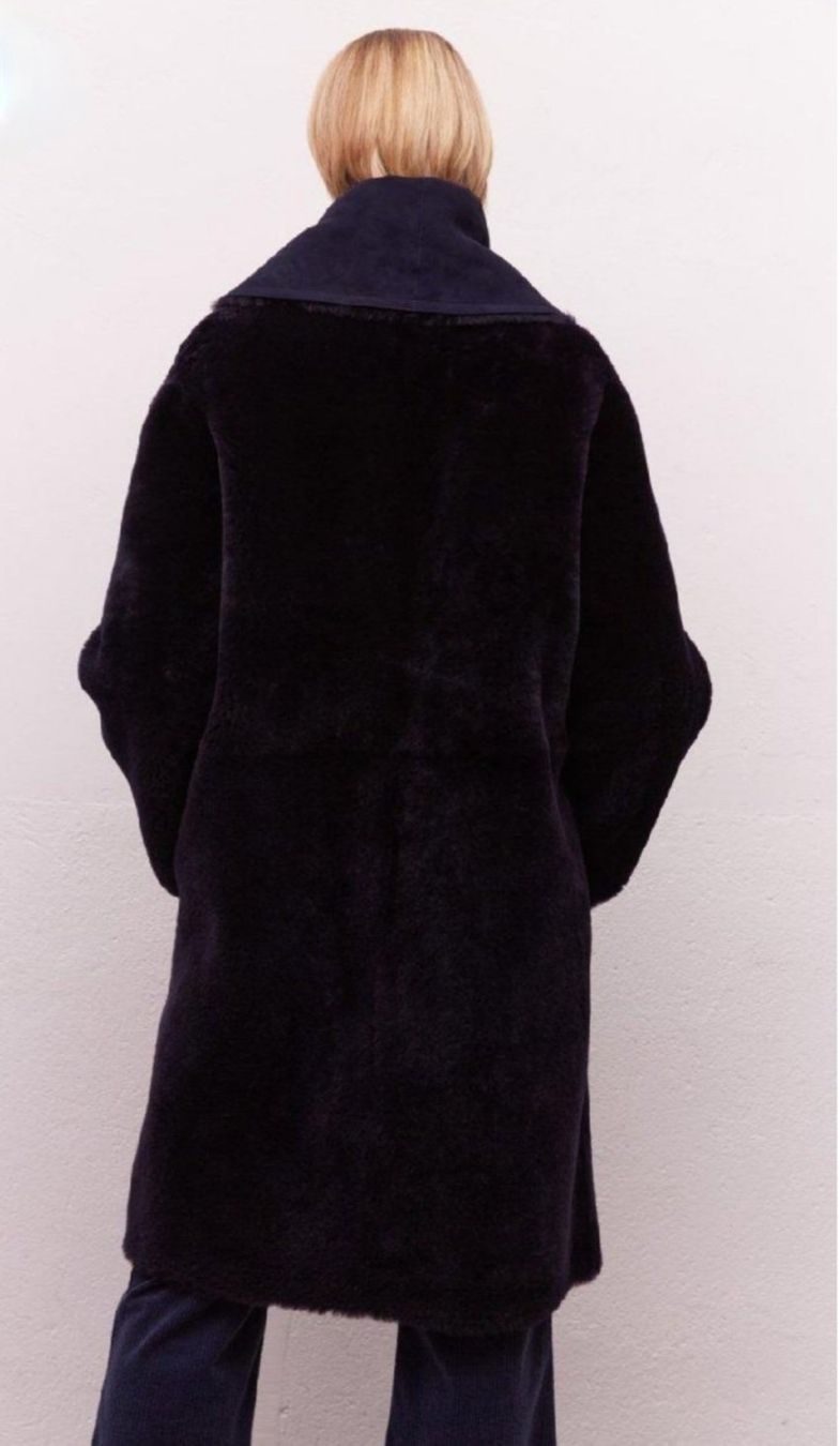 Gérard Darel Cappotti: Gerard Darel Lammfell Wendemantel / Reversible Sherling Coat – Nuovo e nell'imballaggio originale da Zürich venduto da Nala2811 4