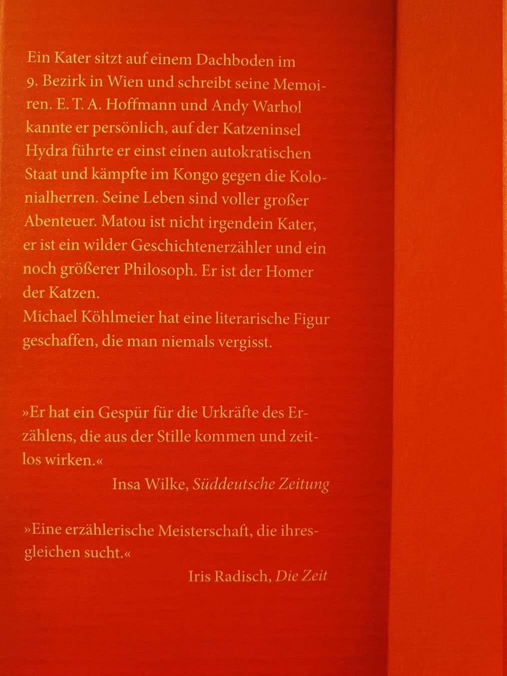 Libri: Matou - Michael Köhlmeier – Usato da Zürich venduto da loosebone 1
