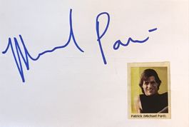 Michael Paré Autogramm signiert Karte m.Bild 10x15cm