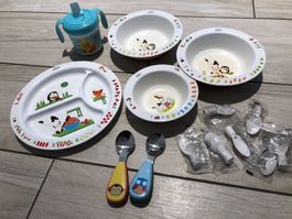 Avent Teller, skip hop Löffel, Disney