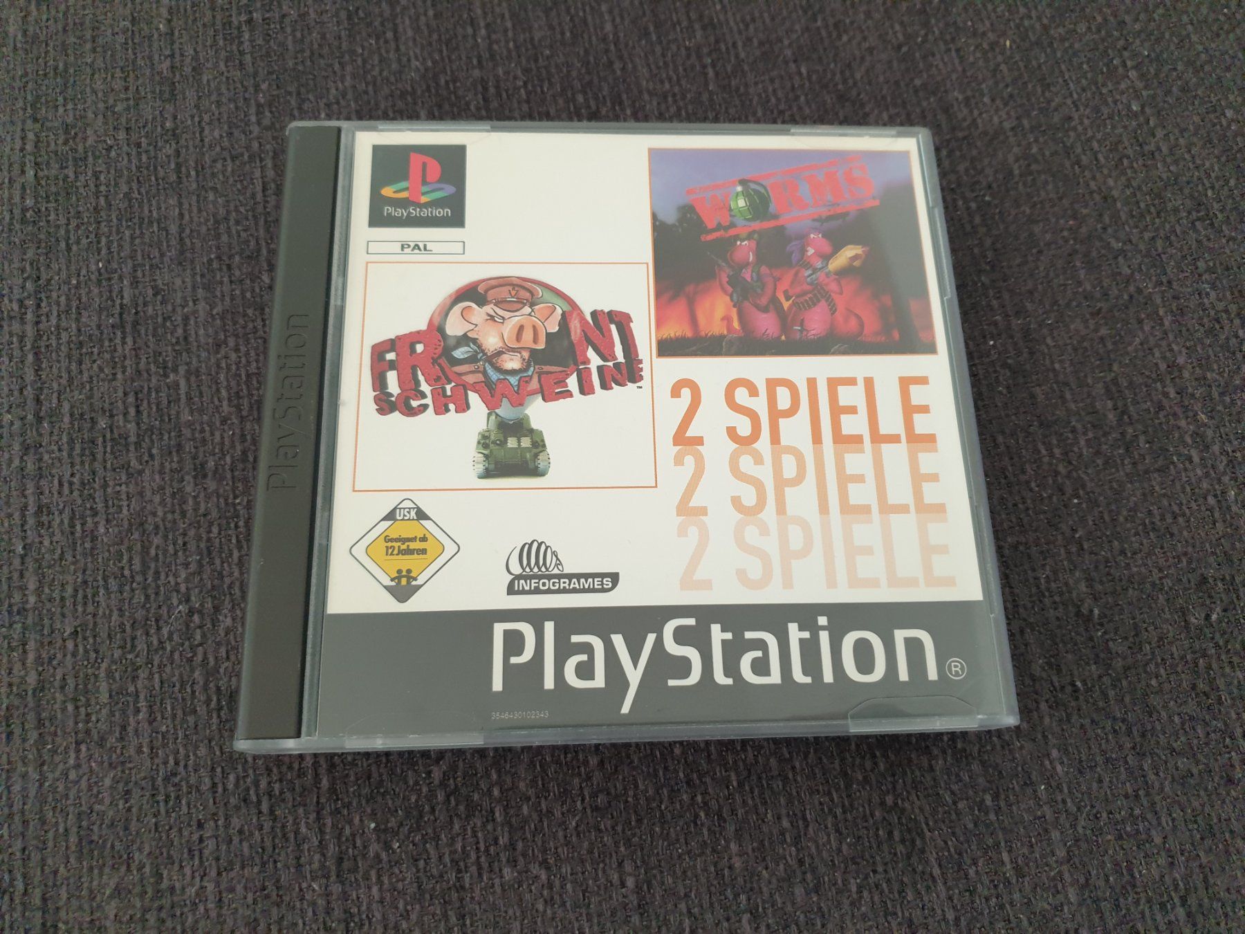 Giochi: Frontschweine & Worms Compilation - PS1 Playstation 1 – Usato da Rain venduto da Rou_z26r