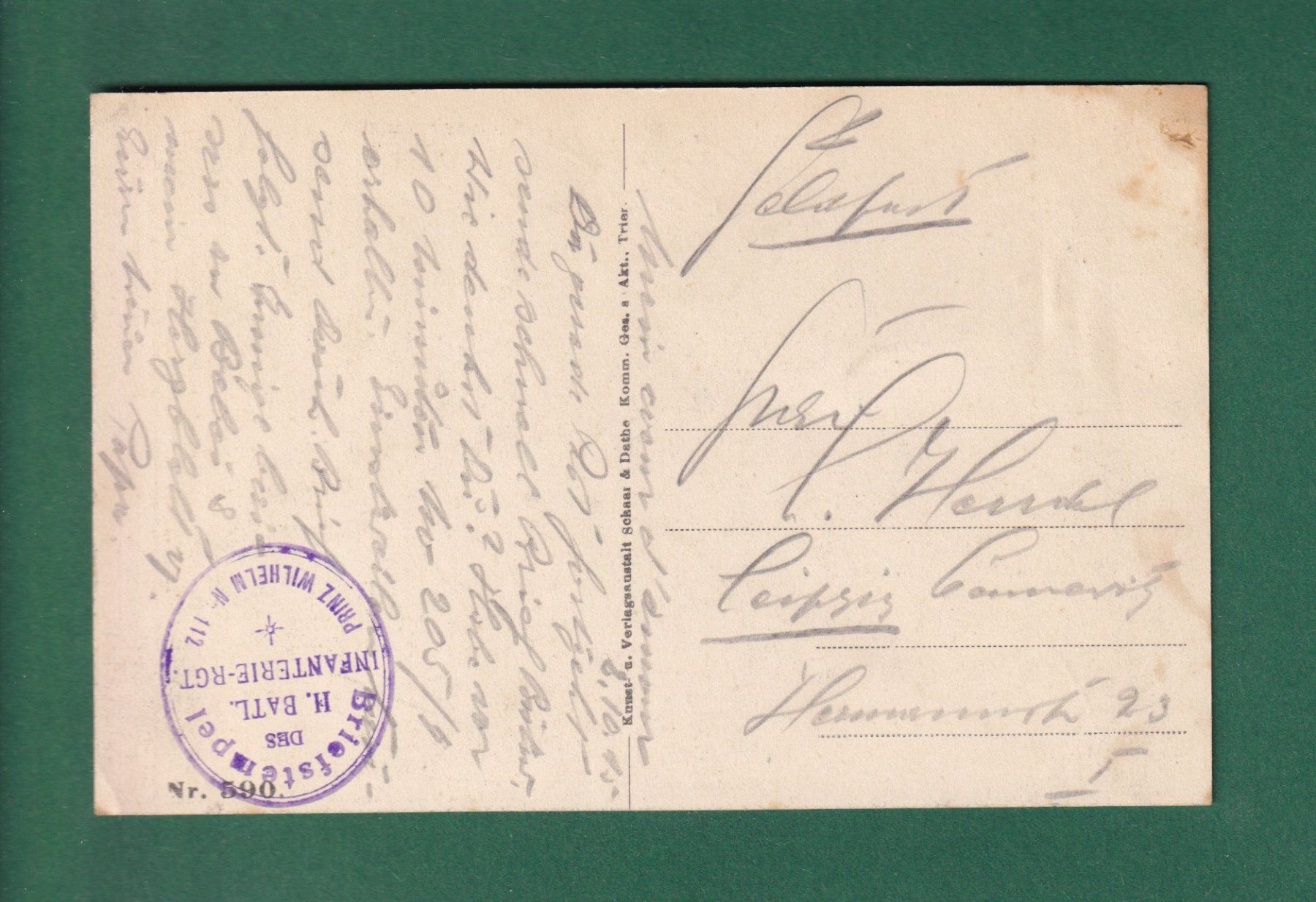 Ansichtskarten: Freiburg - LORETTOKAPELLE - 1915 Feldpost – Gebraucht aus Pully von nicecards-shop 1