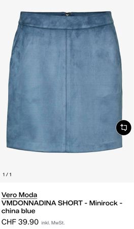 Vero Moda Minirock china blau Grösse S