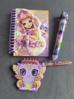 3er Set Nebulous Stars Notizbuch & Stift violet