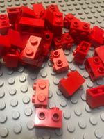 Lego 25x Stein mit 2 Seitlichen noppen (11211) rot