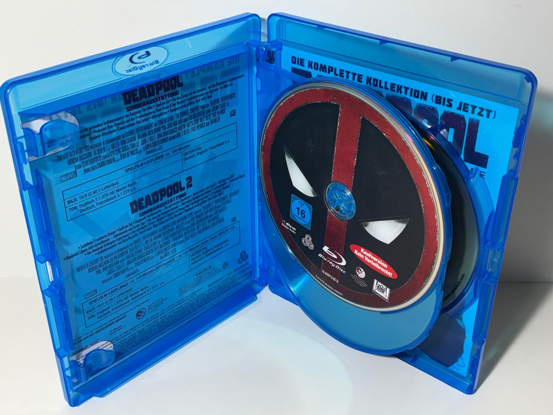 Tutti i DVDs: Deadpool 1&2 Blu Ray – Usato da Wilderswil venduto da Sstriker 2