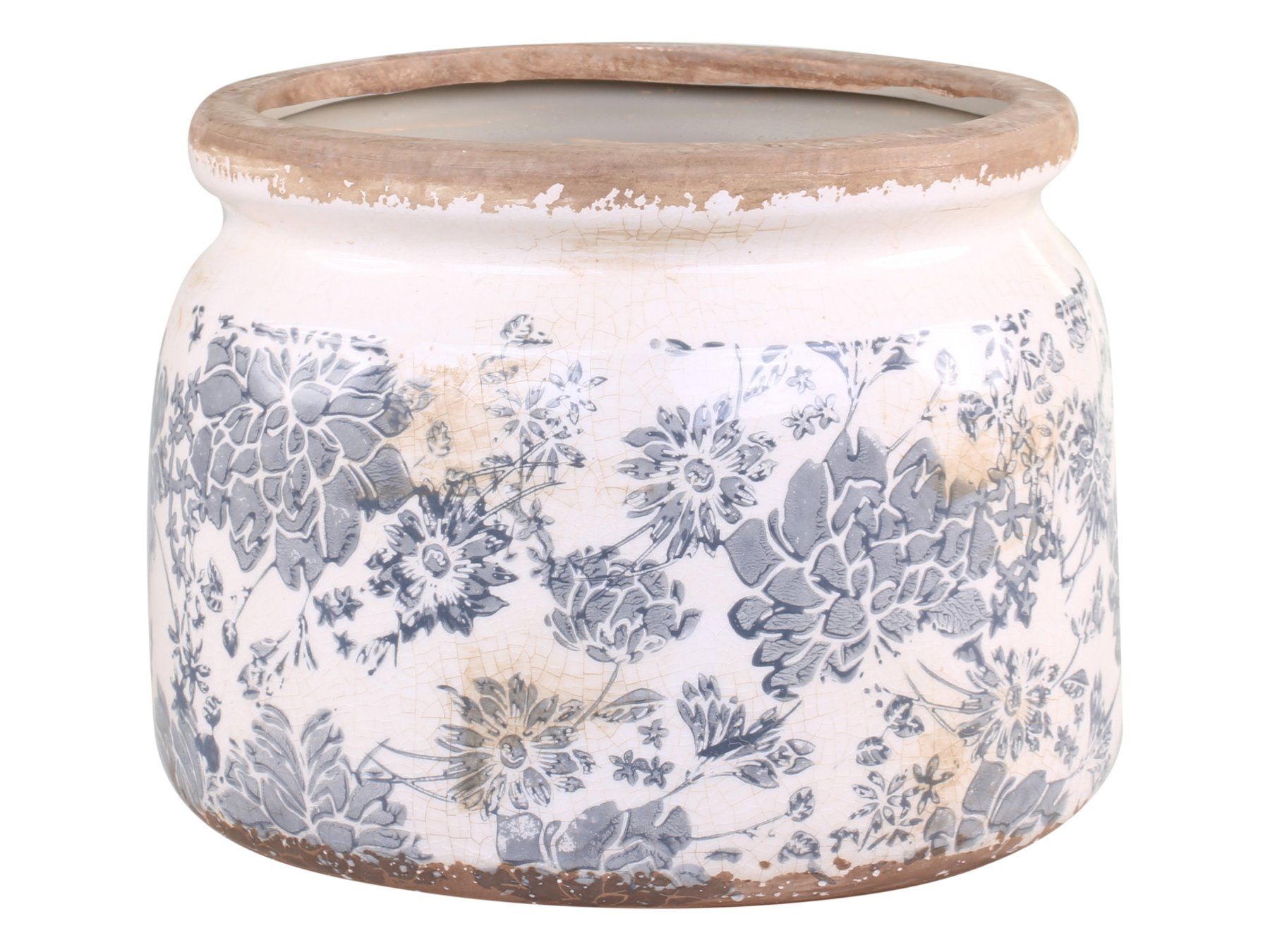 Vasi per fiori: Blumentopf "Melun", Höhe 15 cm, Chic Antique – Nuovo e nell'imballaggio originale da Innertkirchen venduto da Glatthard-Interior 1