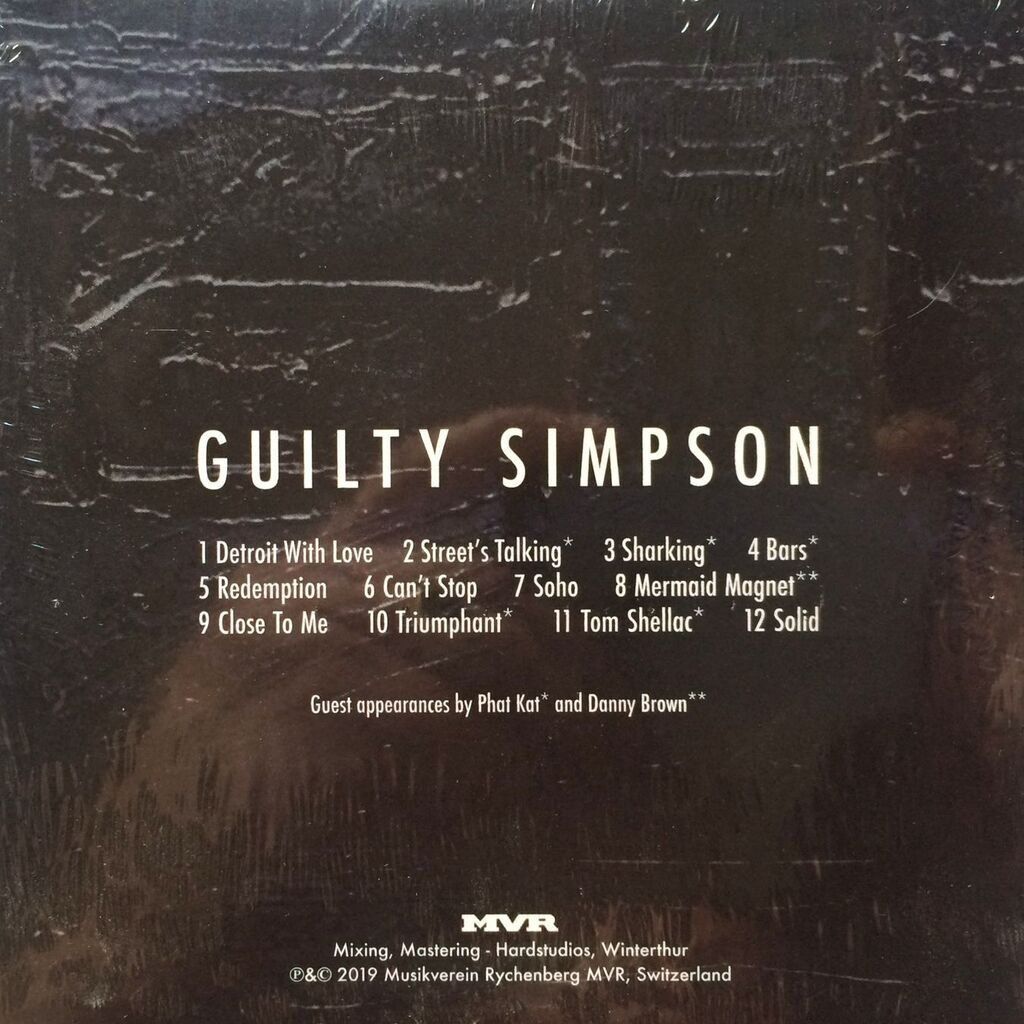 CD: GUILTY SIMPSON - STERLING – Nuovo e nell'imballaggio originale da Bottens venduto da hotter-than-hell 1