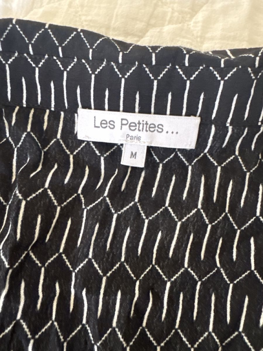 Jumpsuits: Combinaison "Les Petites..." noire et blanche taille M ✨ – D'occasion à Genève par Cicin 1