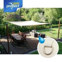 Keine Wasseransammlung Sonnen segel 3x4meter schutz UV