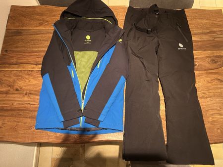 Ski Anzug Set 46 Nord  blau schwarz