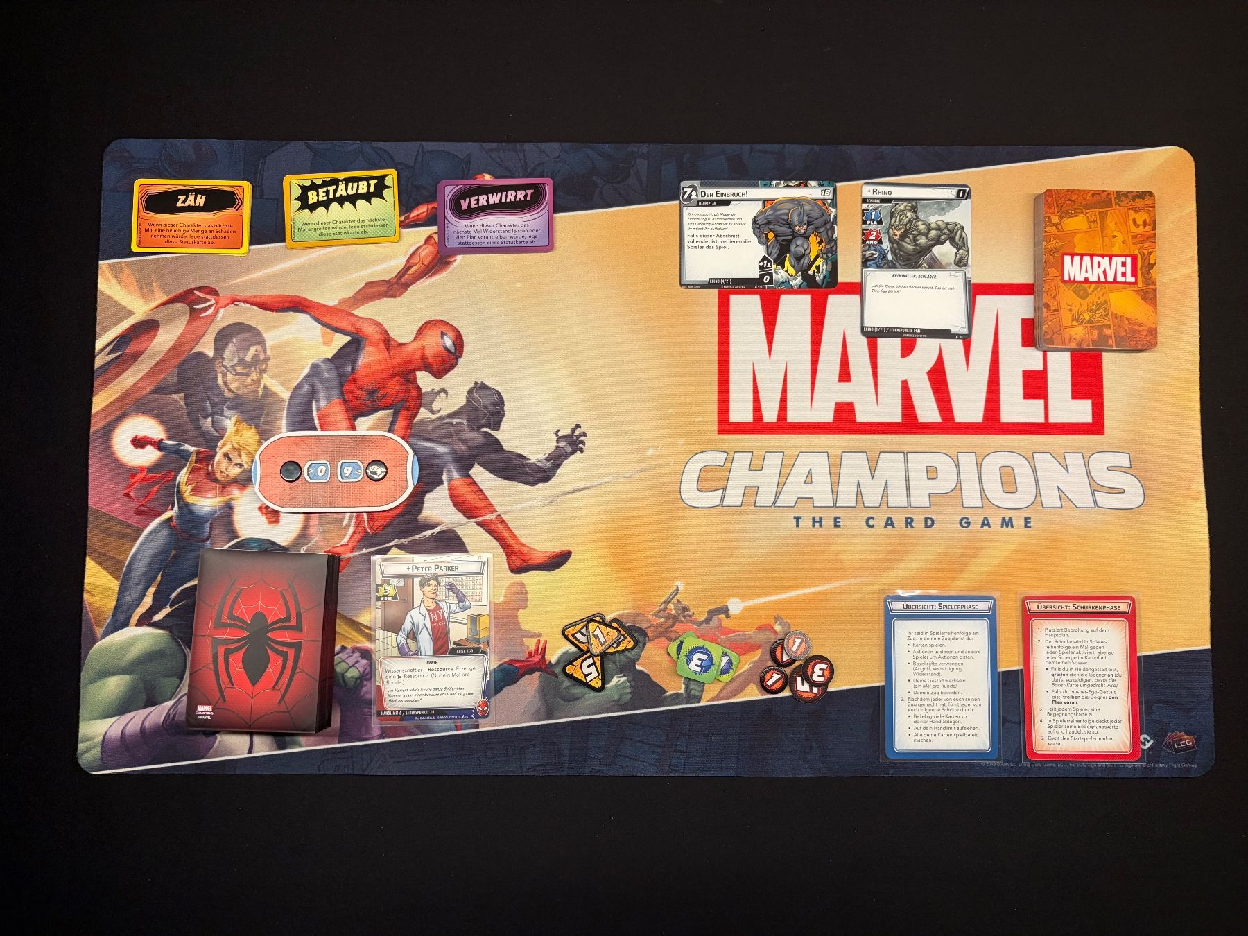 Tappeto da gioco: Marvel Champions Spielmatte Neopren – Usato da Luzern venduto da TheEconomist20 1