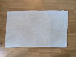 Badeteppich weiss 120x70cm