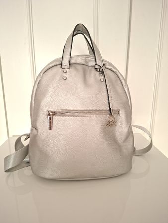 Sac à dos United Colors of Benetton argenté