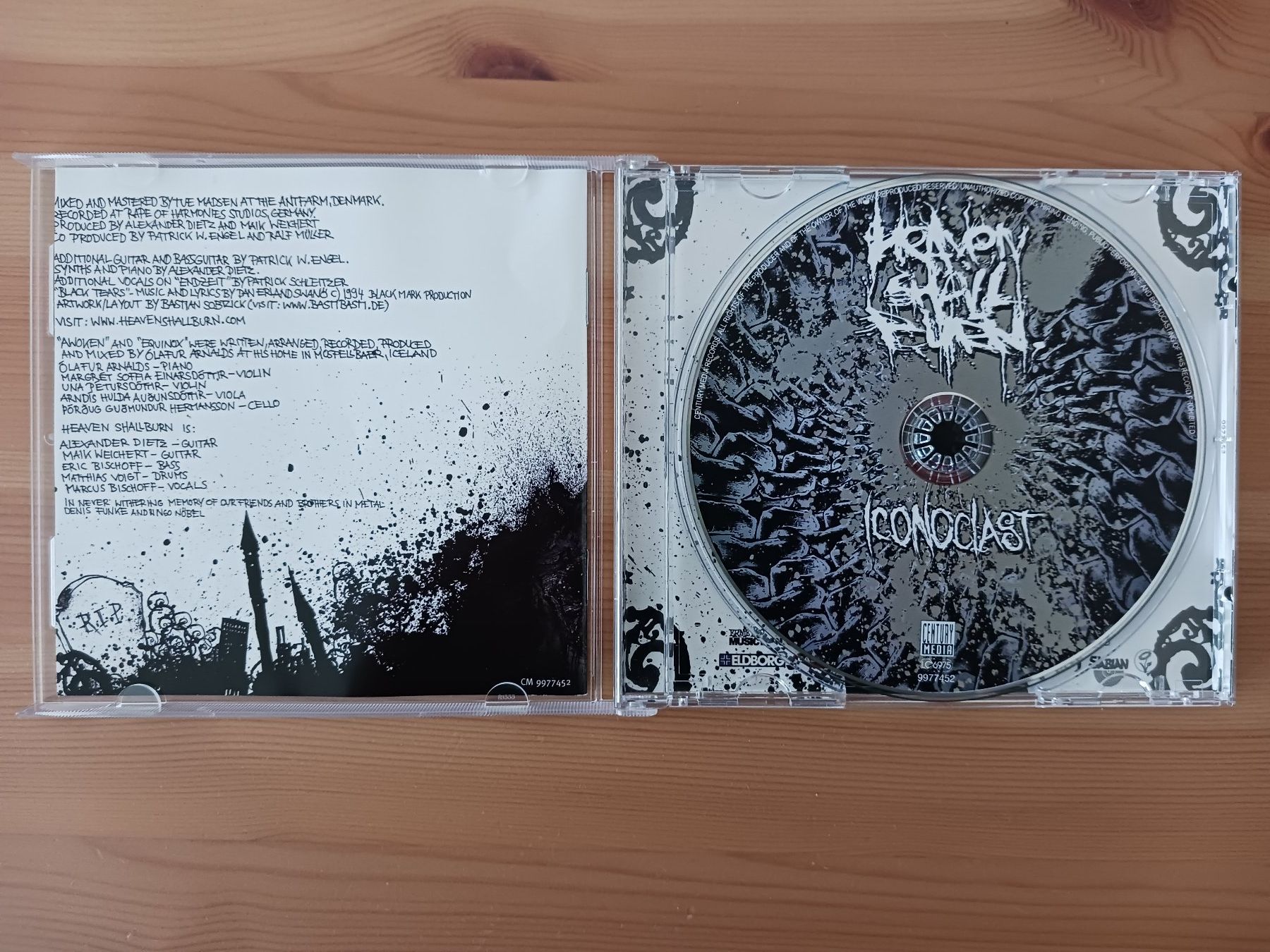 CD: Heaven Shall Burn - Iconoclast, CD 2007 – Usato da St. Gallen venduto da KCC 2