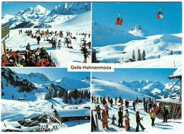 AK Skigebiet Geils-Hahnenmoos Adelboden BO 1981