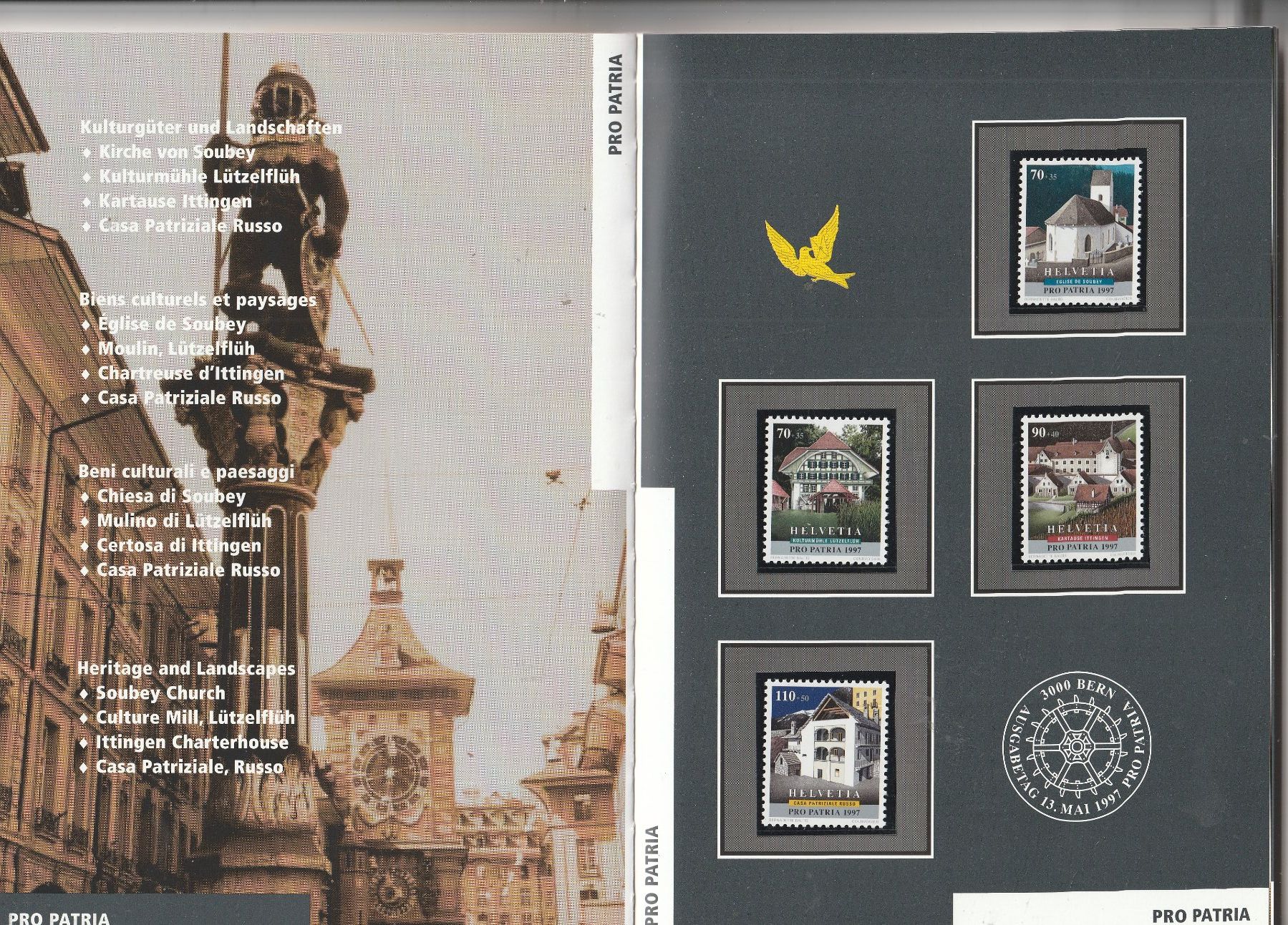 Tous les timbres: Briefmarken Jahrbuch 1997 Original Postfrisch ** – D'occasion à Rupperswil par Ema10 4