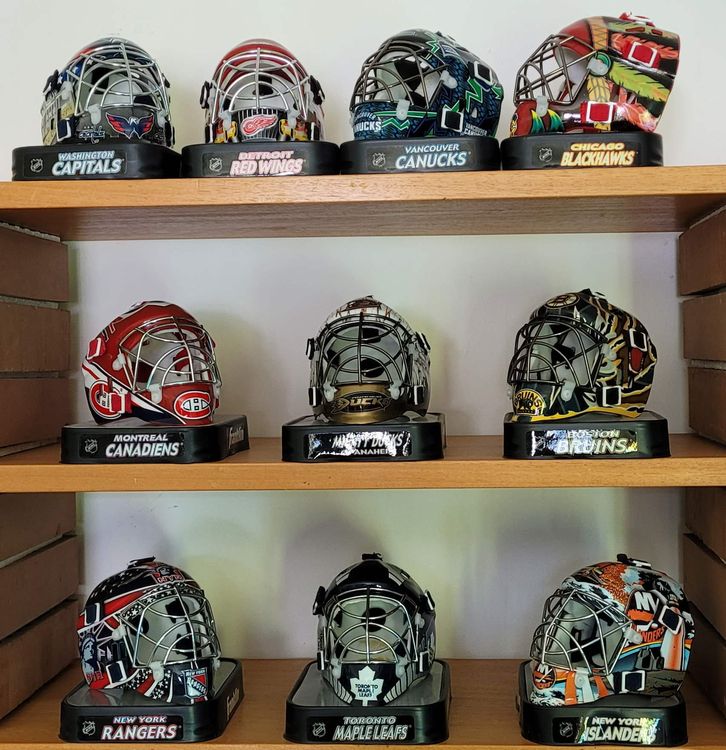 MINICASQUES DE HOCKEY DE NHL *** MINIHELMET VON NHLTEAMS Kaufen