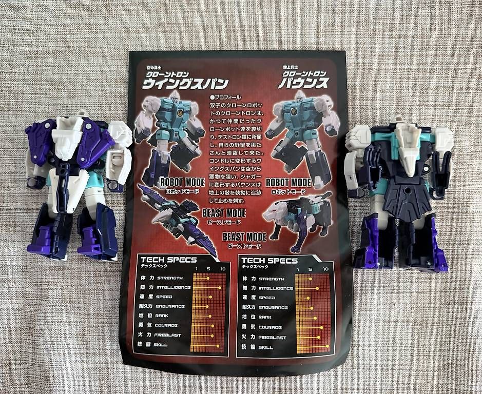 Giocattoli: Transformers Legends LG61 Clonetron Set Wingspan & Pounce – Usato da Neuchatel venduto da Pancrazi 1